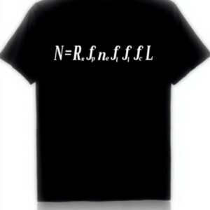 Maglietta Equazione di Drake Ronnies Math And Science Uomo