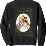 Little Women Felpa Vintage Copertina Libro Unisex Adulto-0