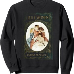 Little Women Felpa Vintage Copertina Libro Unisex Adulto-0
