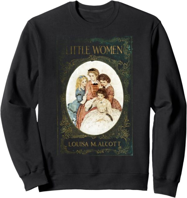 Little Women Felpa Vintage Copertina Libro Unisex Adulto-0