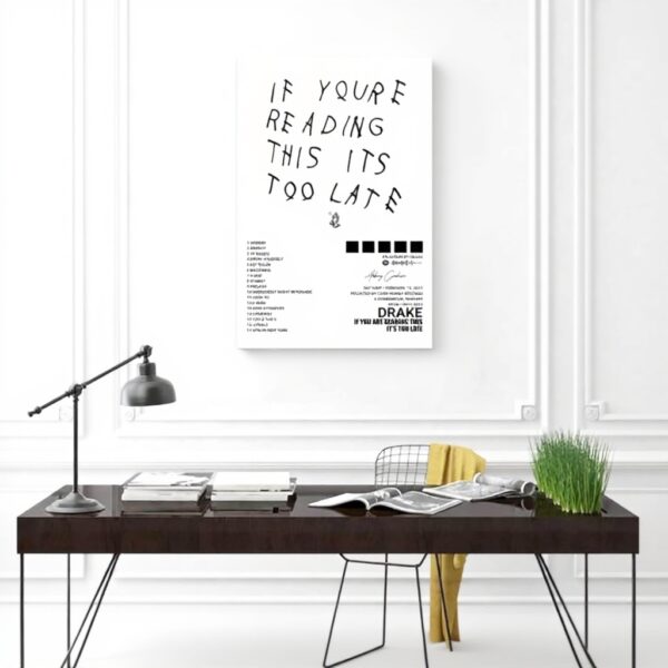 Poster Drake If Youre Reading This Tela Decorazione Camera