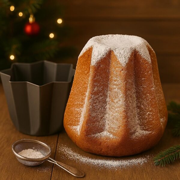 Stampo Pandoro mille idee Acciaio Antiaderente 1 kg-4