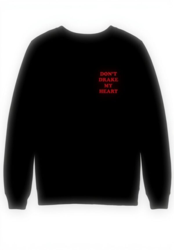 Milly Rose Felpa donna Dont Drake My Heart slogan rapper