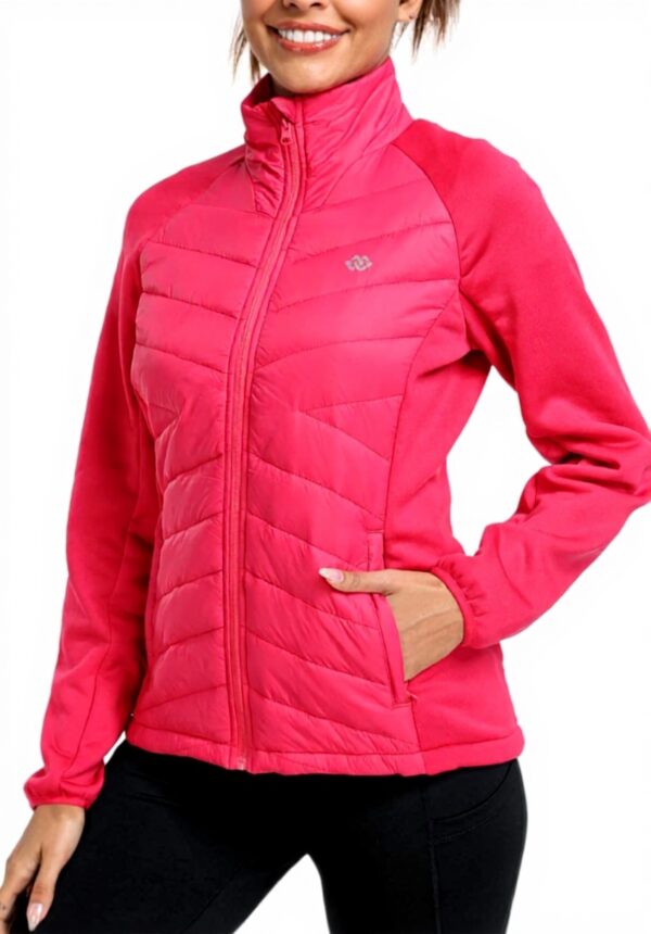 MoFiz Womens Lightweight Thermal Puffer Jacket Softshell