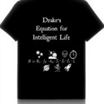 Maglietta Nerdy Drakes Equation Scienza Spazio Fisica