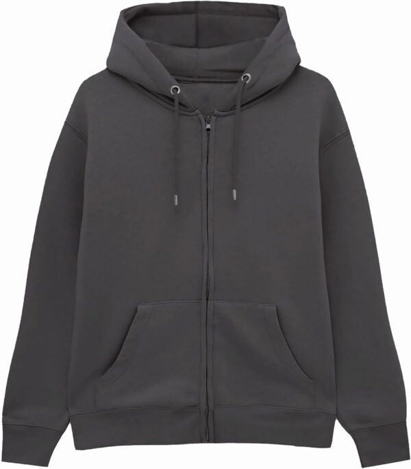 Niscioma Felpa con Cappuccio Zip Uomo Cotone Poliestere-0