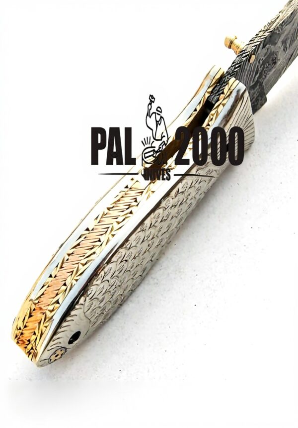 PAL 2000 KNIVES Coltello Acciaio Damasco Mano Chef Cucina