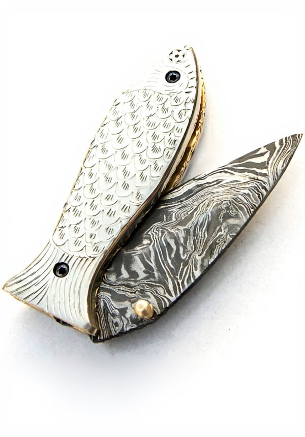 PAL 2000 KNIVES Coltello Acciaio Damasco Mano Chef Cucina