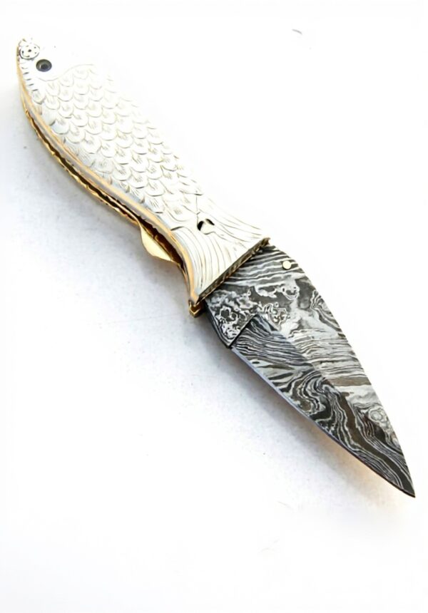 PAL 2000 KNIVES Coltello Acciaio Damasco Mano Chef Cucina