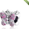 Pandocci Farfalla Bead 925 Argento Charm Bracciali Moda-1