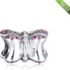 Pandocci Farfalla Bead 925 Argento Charm Bracciali Moda-2