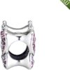 Pandocci Farfalla Bead 925 Argento Charm Bracciali Moda-3