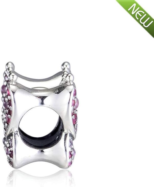 Pandocci Farfalla Bead 925 Argento Charm Bracciali Moda-3