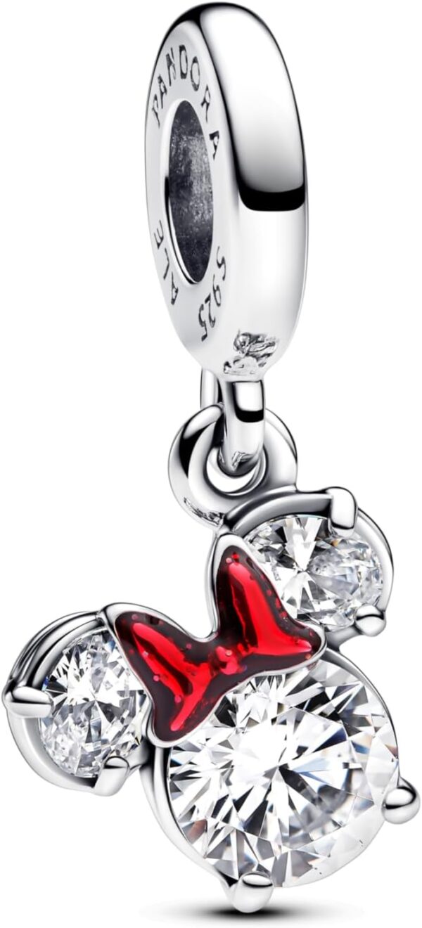 Ciondolo Minnie Mouse Pandora charm bracciale donna-0