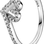 Anello PANDORA Cuore Desiderio argento zirconia cubica donna-0