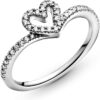 Anello PANDORA Cuore Desiderio argento zirconia cubica donna-3