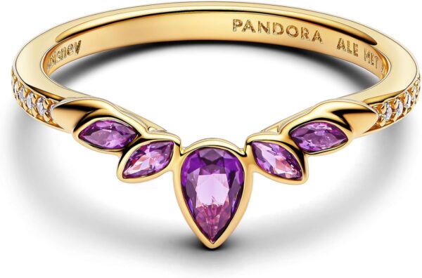 Anello Disney Frozen Regina Anna PANDORA Oro Tiara Donna-0