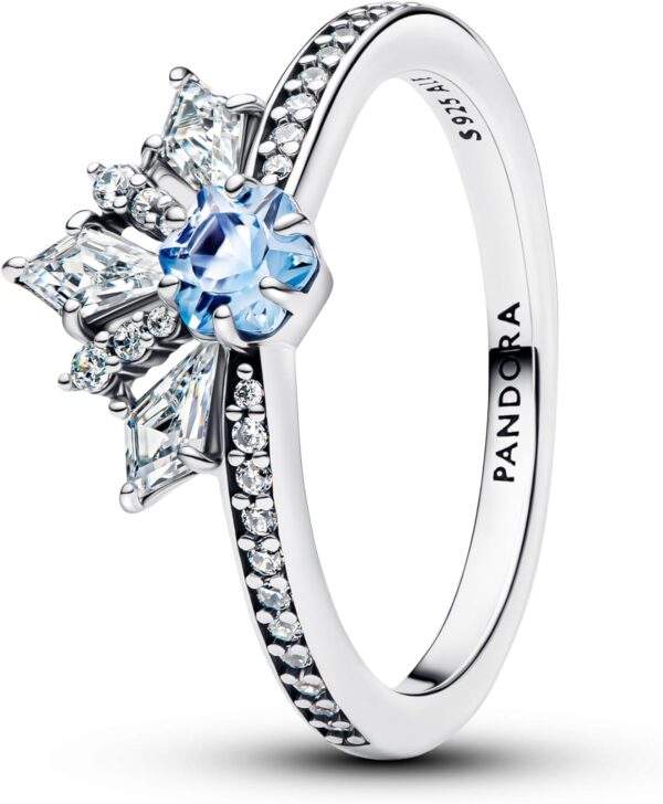 Anello PANDORA Disney Frozen Regina Elsa Argento Tiara-1