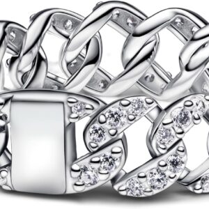 Anello donna Pandora argento pavé zirconi cubici-0