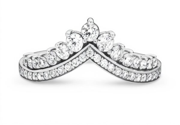 Anello PANDORA Desiderio Principesco argento zirconia cubica