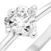 Anello cuore PANDORA zircone trasparente argento donna
