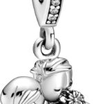 Charm matrimonio Pandora Argento Sterling 925 zirconia-0