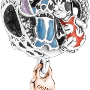 Charm Disney PANDORA argento sterling oro rosa 14k-0