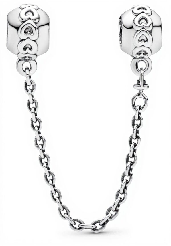 Charm fascia di cuore PANDORA argento sterling per bracciali