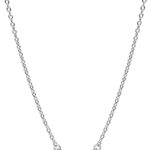 Collana Pandora fiocco rosa argento donna gioielli-0