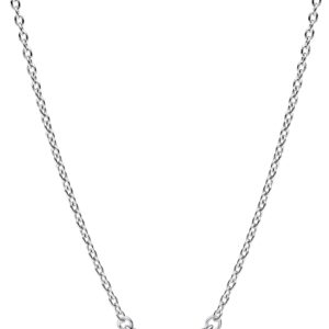 Collana Pandora fiocco rosa argento donna gioielli-0