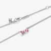 Collana Pandora fiocco rosa argento donna gioielli-2
