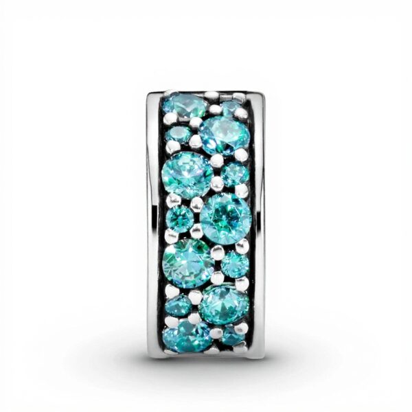 Charm a clip PANDORA pavè Argento Sterling 925 donna