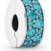 Charm a clip PANDORA pavè Argento Sterling 925 donna