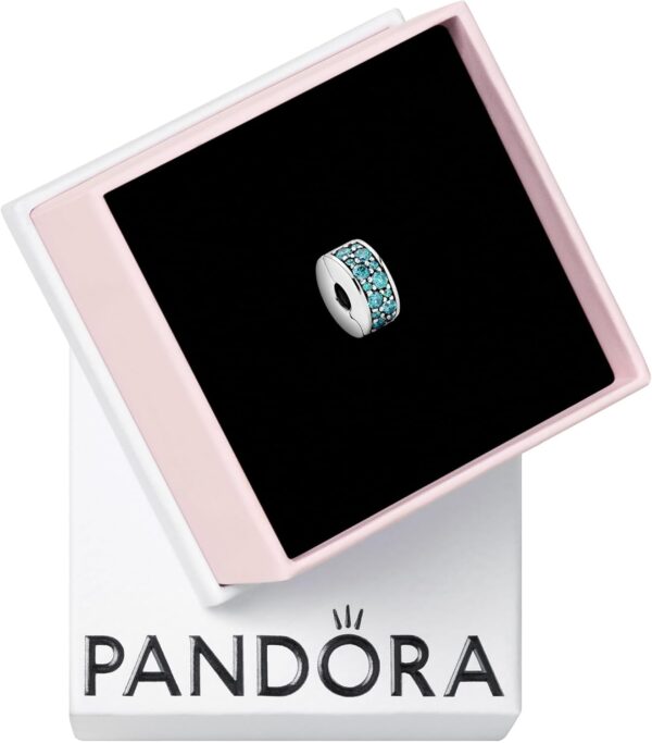 Charm a clip PANDORA pavè Argento Sterling 925 donna-0