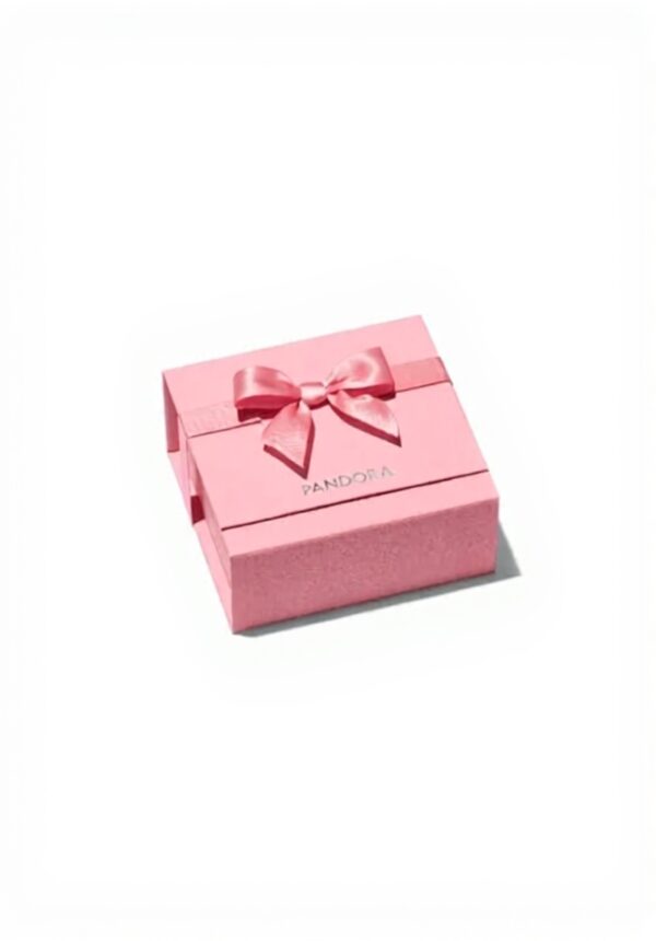 Scatola gioielli Pandora rosa premium regalo donna A050