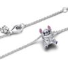 Collana Pandora Disney Stitch argento zirconi donna-3