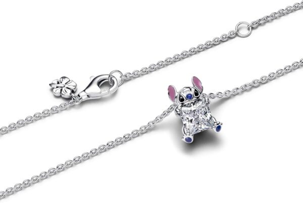 Collana Pandora Disney Stitch argento zirconi donna-3