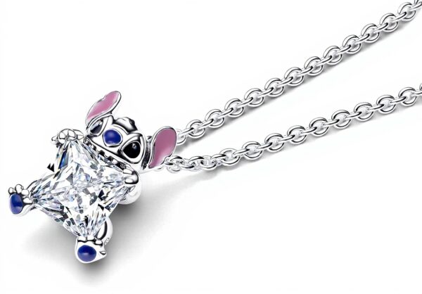 Collana Pandora Disney Stitch argento zirconi donna