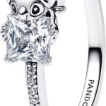 Anello Pandora Disney Stitch Donna Argento Sterling Zirconi-0
