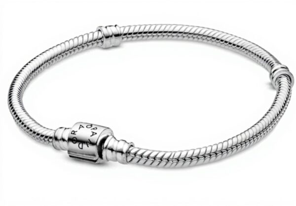 Bracciale Pandora argento sterling maglia snake chiusura