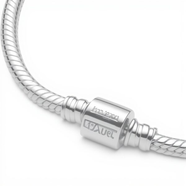 Bracciale Pandora argento sterling maglia snake chiusura