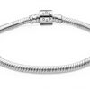 Bracciale Pandora argento sterling maglia snake chiusura