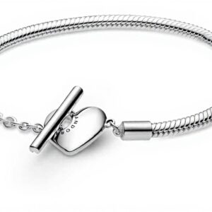 Bracciale Pandora maglia snake chiusura a T personalizzabile