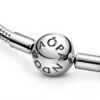 Collana Pandora Icons maglia snake chiusura sfera donna