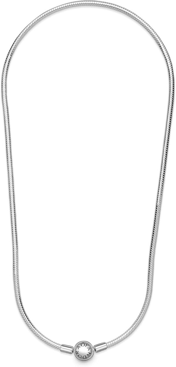 Collana Pandora Icons maglia snake chiusura sfera donna-1