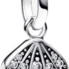 Ciondolo conchiglia Pandora argento sterling zirconi donna-0