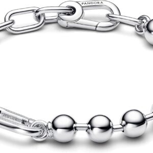 Bracciale Pandora ME maglia link sfere argento donna-0