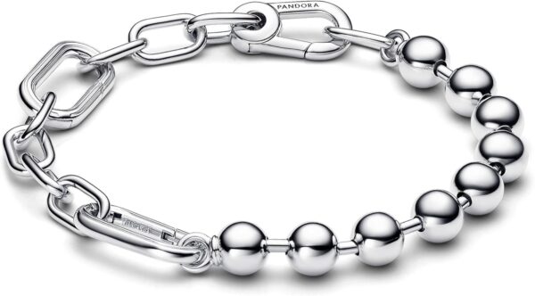 Bracciale Pandora ME maglia link sfere argento donna-0