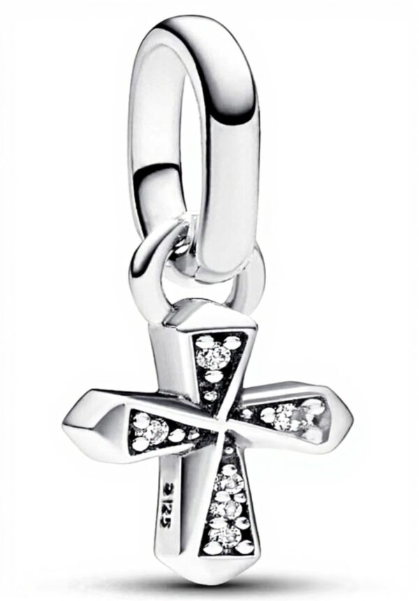 Charm argento sterling PANDORA ME ciondolo croce donna