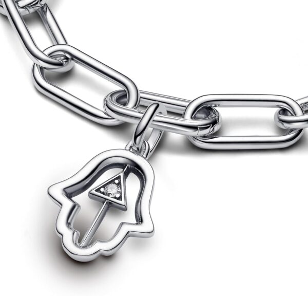 Ciondolo Pandora ME Hand of Fatima argento zirconi-2